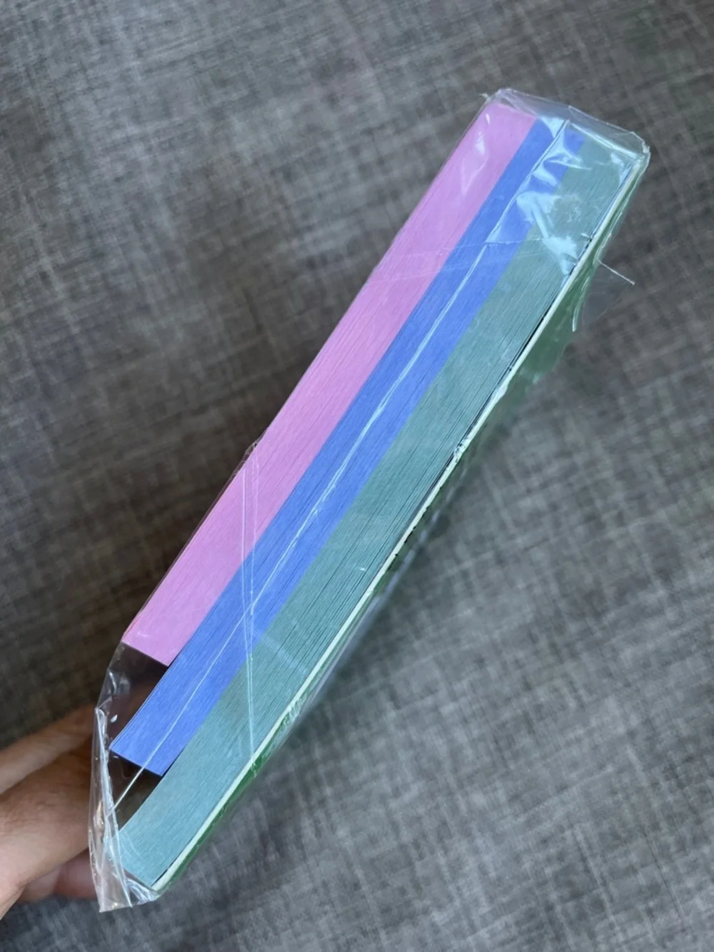 Kate Spade New York Small Gestures Stacked Notepad 3 Tiers Pink Blue Green New